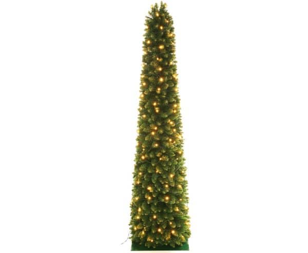 Juletræ 150 cm (søjle)med 96 led lys