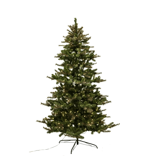 Nordic Winter kvalitets kunstigt rødgrantræ m/lys - 180 x 120 cm