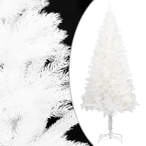 vidaXL kunstigt juletræ naturtro nåle 150 cm hvid