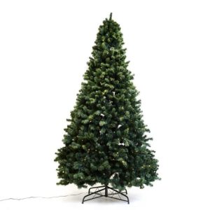 Juletræ kunstigt NORDIC WINTER 300 x 188 cm med lys - 780-028