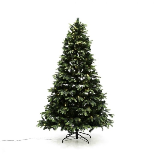 Nordic Winther kvalitets kunstigt juletræ m/lys - 150 x 106 cm