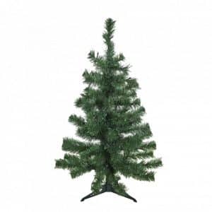 Juletræ kunstig PVC ALF, Klasse B, 80X46 cm u/LED plastfod NORDIC WINTER