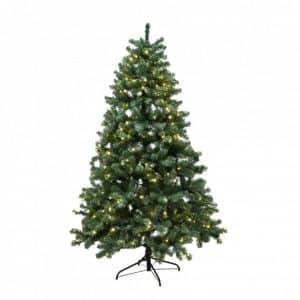 Juletræ kunstig PVC ASKE, Klasse B+, 150x100 cm m/LED NORDIC WINTER