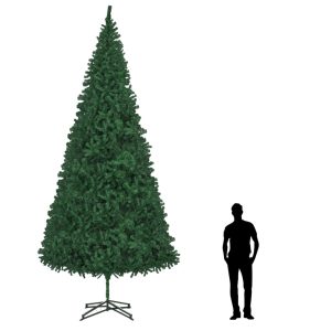 vidaXL kunstigt juletræ 500 cm grøn