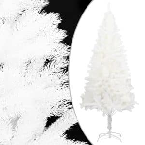 vidaXL kunstigt juletræ naturtro nåle 18 cm hvid