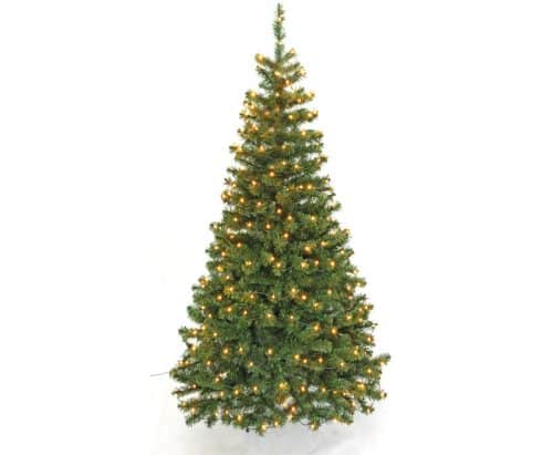 Juletræ 150 cm Georgia med 96 LED lys