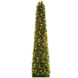 Juletræ 150 cm (søjle)med 96 led lys