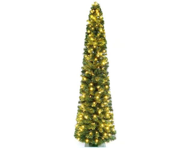 Juletræ 180 cm (søjle)med 192 led lys