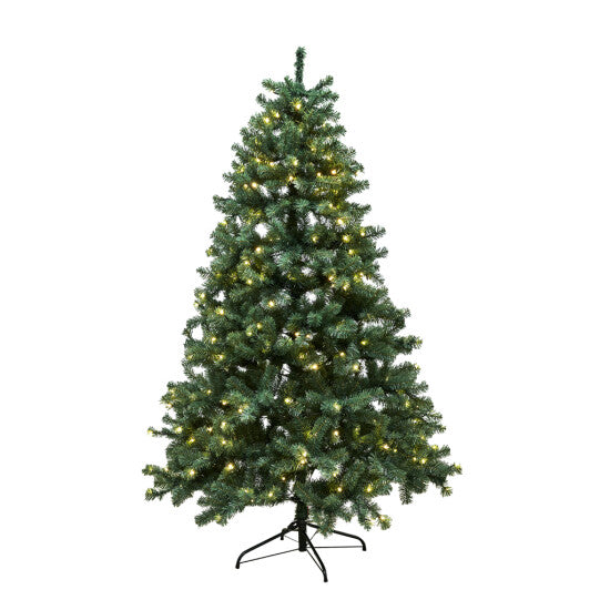 Juletræ kunstig PVC "ASKE", Klasse B+, m/LED, 5 størrelser - 100 x 48 cm