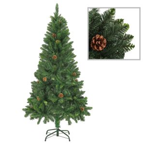 Kunstigt Juletræ Med Grankogler 150 Cm Grøn