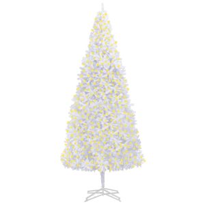 Kunstigt Juletræ Med Led-Lys 500 Cm Hvid