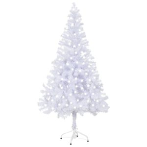 Kunstigt Juletræ Med Led-Lys Og Fod 120 Cm 230 Grene