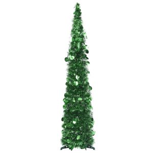 Kunstigt Juletræ Med Pop-Op-Funktion 120 Cm Pet Grøn