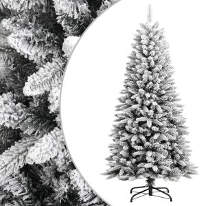 Kunstigt Juletræ Med Sne 120 Cm Pvc Og Pe