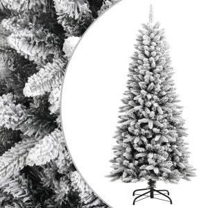 Kunstigt Juletræ Med Sne 150 Cm Pvc Og Pe