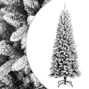 Kunstigt Juletræ Med Sne 180 Cm Pvc Og Pe
