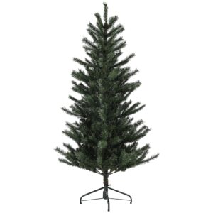 Juletræ 180 cm, flammehæmmende, metalfod, 467 spidser, grøn
