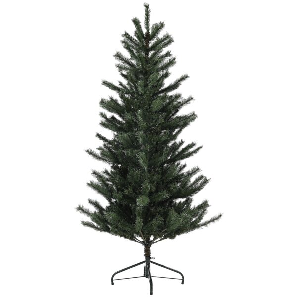 Juletræ 180 cm, flammehæmmende, metalfod, 467 spidser, grøn