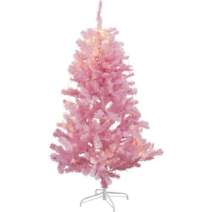 Sirius Pinky kunstigt juletræ med lys, 150 cm