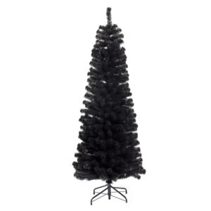 Kunstigt BLING Juletræ Sort 180 x 68 cm