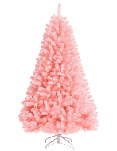 Kunstigt juletræ H180 x Ø114 cm - Pink