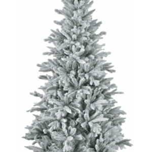 Kunstigt juletræ med sne H180 x Ø110 cm - Grøn/Hvid