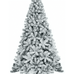 Kunstigt juletræ med sne H240 x Ø130 cm - Hvid