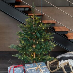 Sirius - Axel Juletræ 150 LED, Grøn, 120 cm