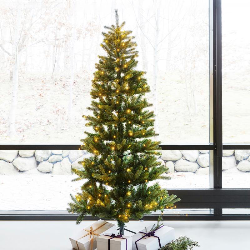Sirius - Elton Juletræ 273 LED, Grøn, 210 cm