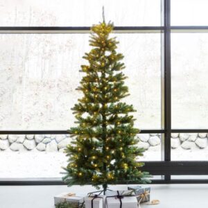 Sirius - Elton Juletræ 312 LED, Grøn, 240 cm