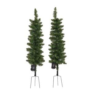 Kunstigt Udendørs Juletræ Sæt LED 90 cm