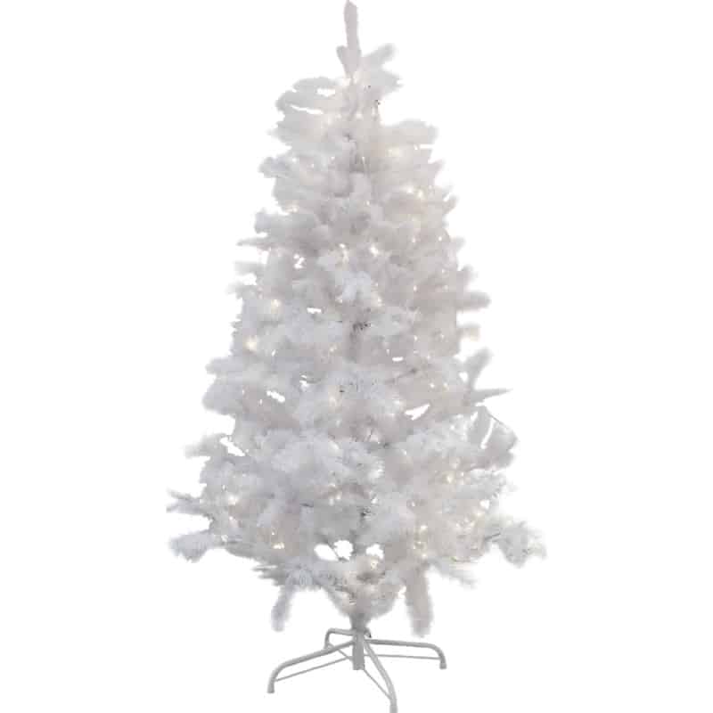 Sirius Snowy kunstigt juletræ med lys, 150 cm