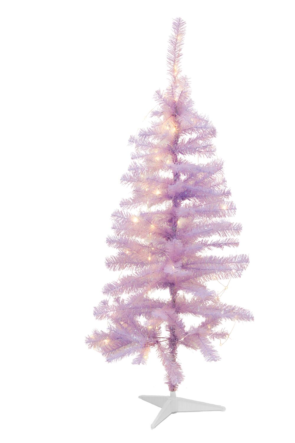 Happy juletræ, H120 cm - lilla