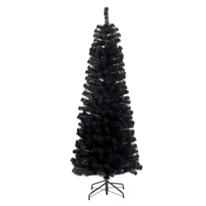 Kunstig Sort juletræ u/lys - H1,8m